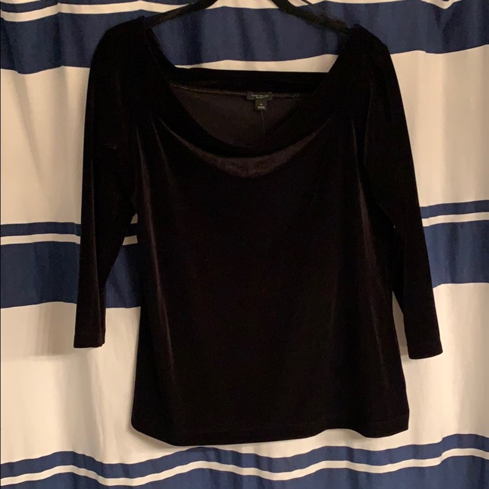 Velvet Off the shoulder Top